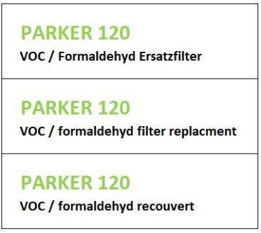 AIRBUTLER PARKER120 SERVICEPACK (1 x VOC Filter & 2 x Ionisationsdrähte)